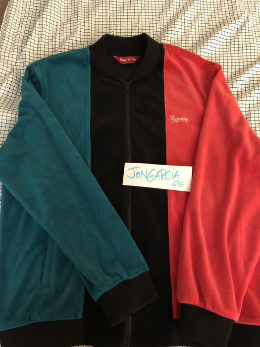 Supreme Supreme Velour Zip Up Jacket - Gucci | Grailed