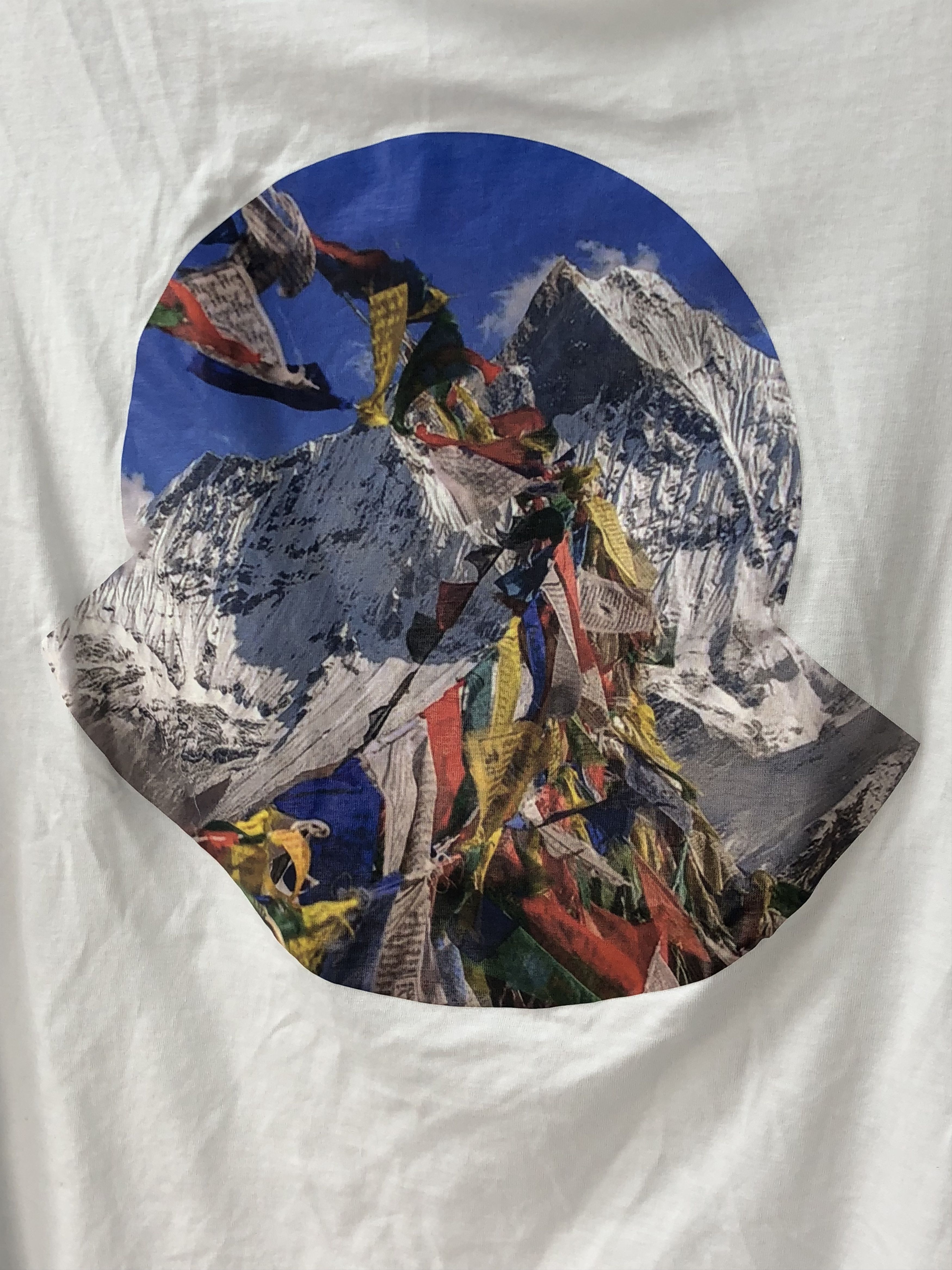 Moncler Tibetan Flags Graphic T shirt | Grailed