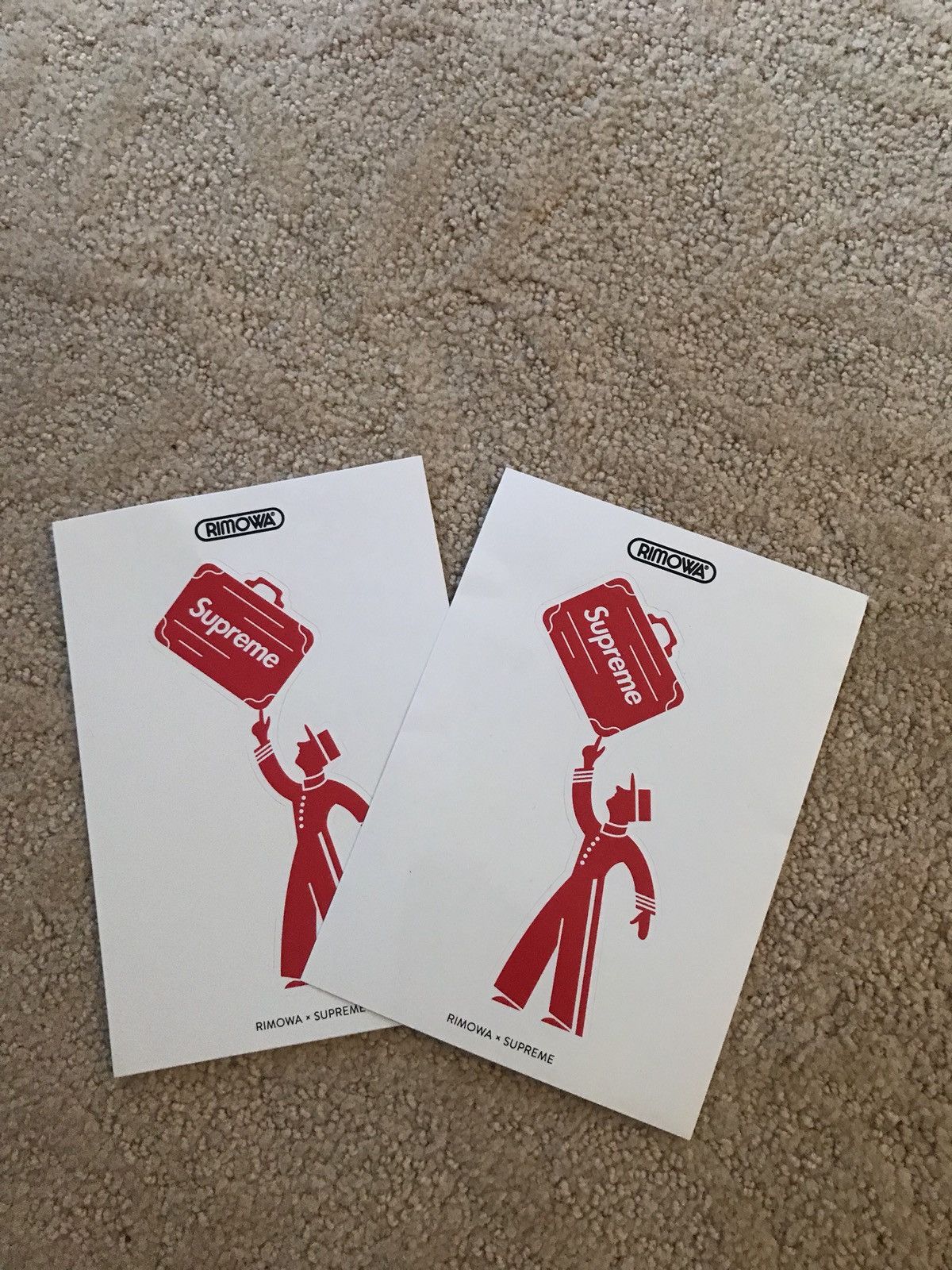 Supreme RIMOWA Stickers Topas Multiwheels Luggage