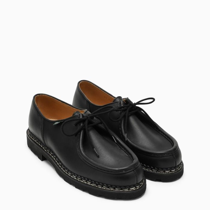 Paraboot Paraboot Black Leather Michael Lace-Up | Grailed