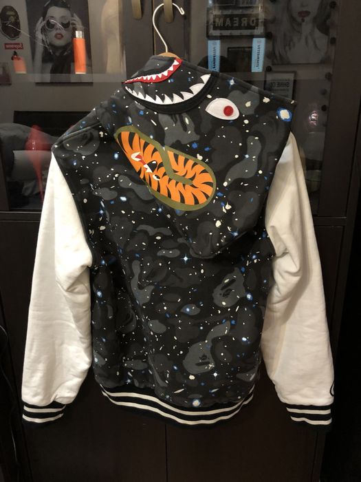 Bape shark sweat varsity 2024 jacket