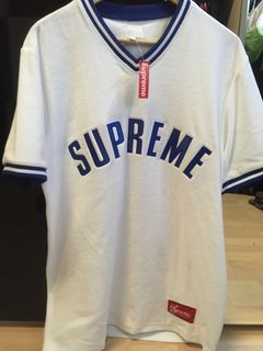 Supreme Velour Baseball Top | Grailed