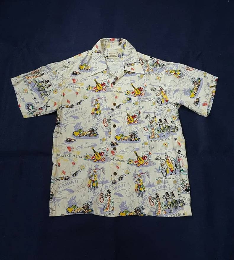 IOLANI Iolani Copper King Rayon Hawaiian Aloha Shirt Size US M / EU 48-50 / 2 - 5 Thumbnail