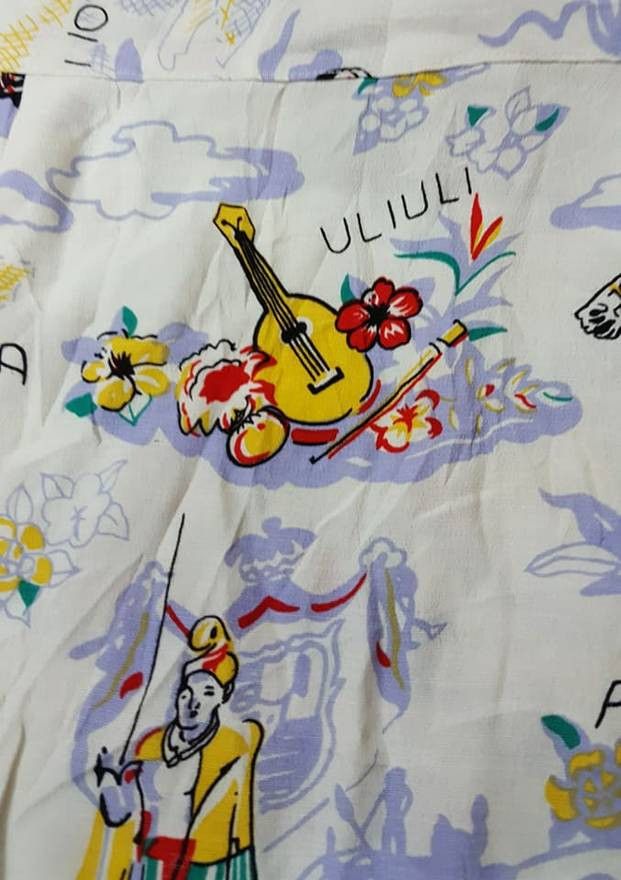 IOLANI Iolani Copper King Rayon Hawaiian Aloha Shirt Size US M / EU 48-50 / 2 - 12 Thumbnail