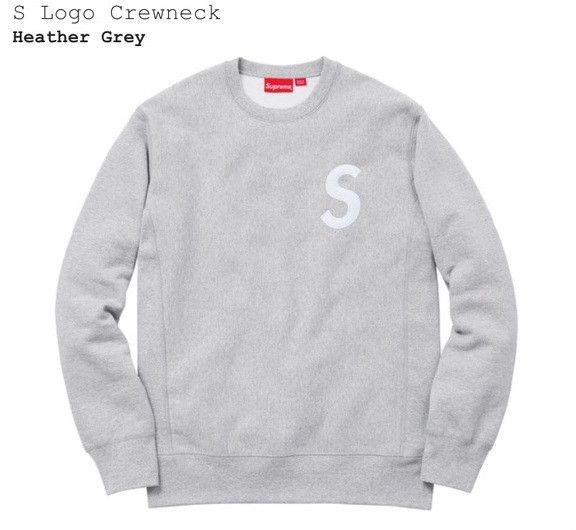 Supreme s sale logo crewneck