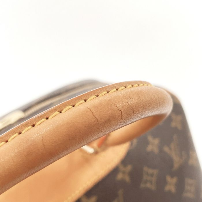 Louis Vuitton Monogram Speedy 35 Handbag Boston Bag M41524 Brown PVC  Leather Ladies LOUIS VUITTON