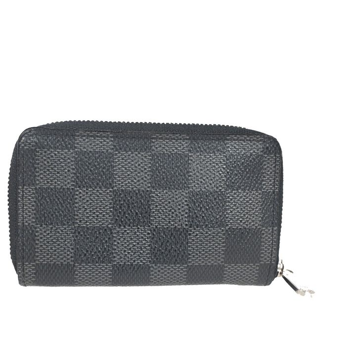 Pre-Owned Louis Vuitton Damier Ebene Zippy Wallet N41661 Round Zipper Long  Unisex (Good) 