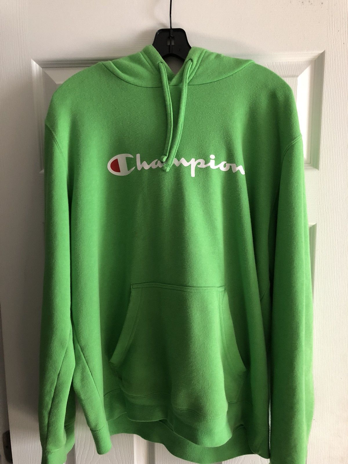 Lime green champion online sweatshirt