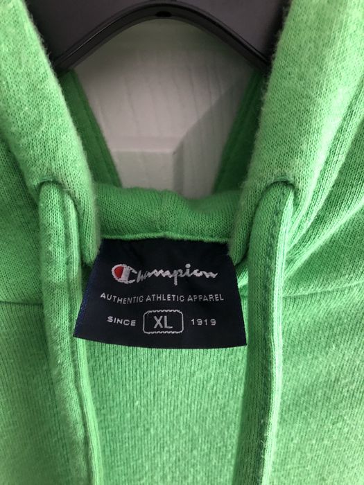 Champion sweater hotsell lime green xl