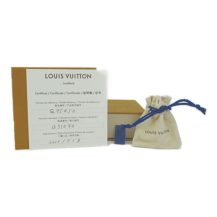 LOUIS VUITTON LOUIS VUITTON Silver Lockit Bracelet Q95450 Silver925 Used  Women logo LV women Q95450