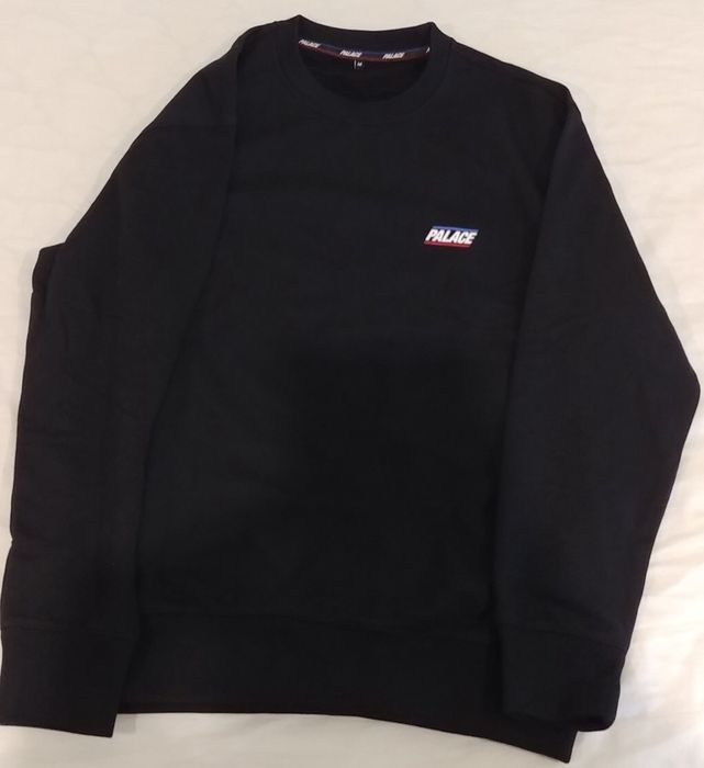 Palace BASICALLY A CREW BLACK | Grailed