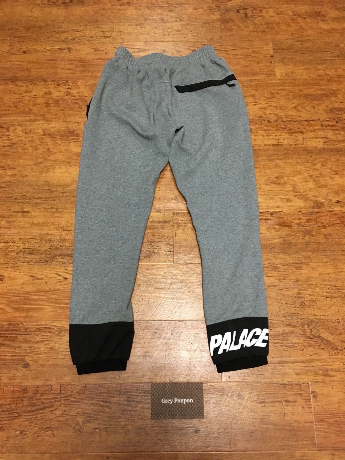 Palace P-Tech Track Joggers Grey Heather/Black