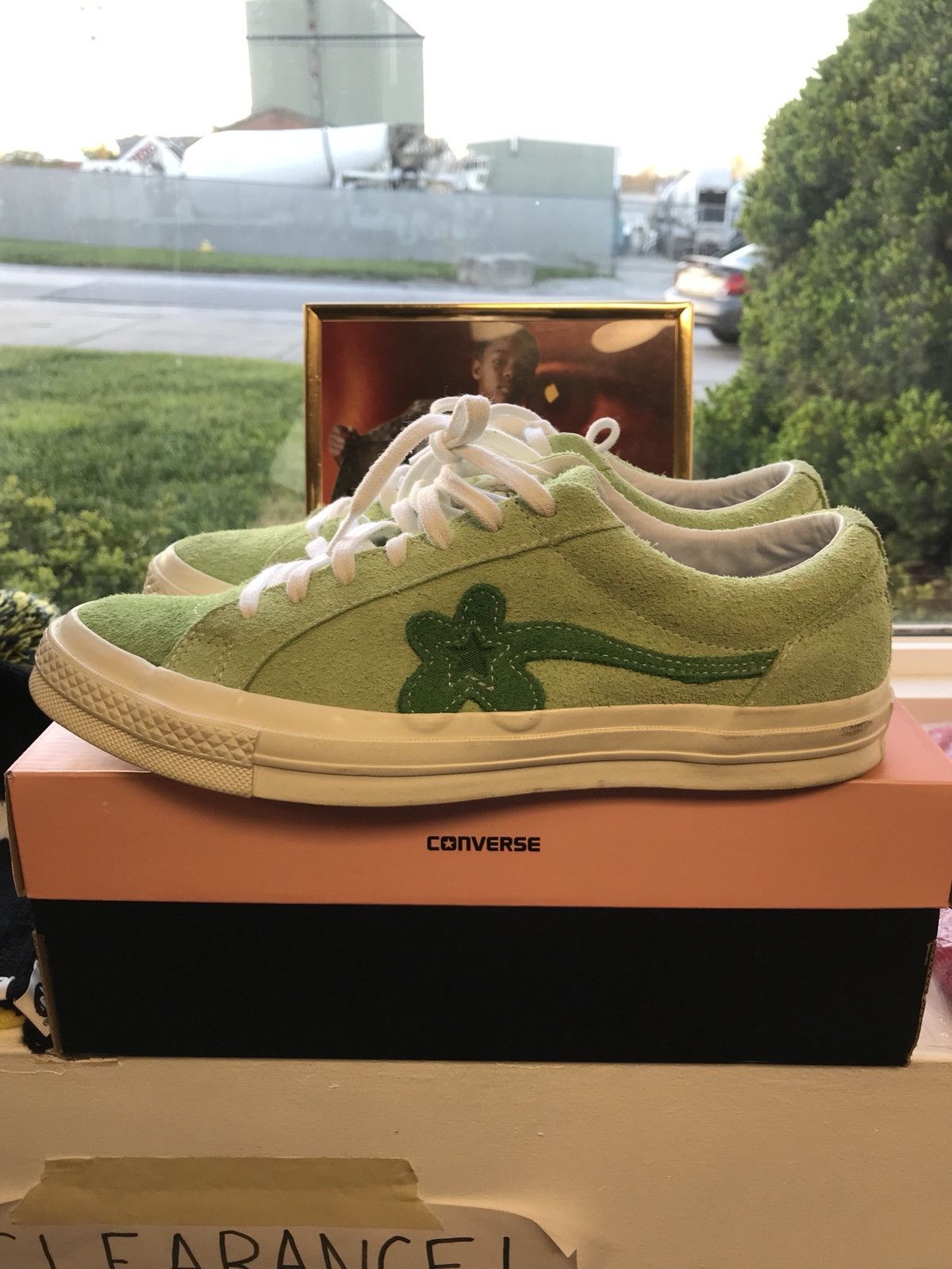 Converse golf le fleur jade lime best sale