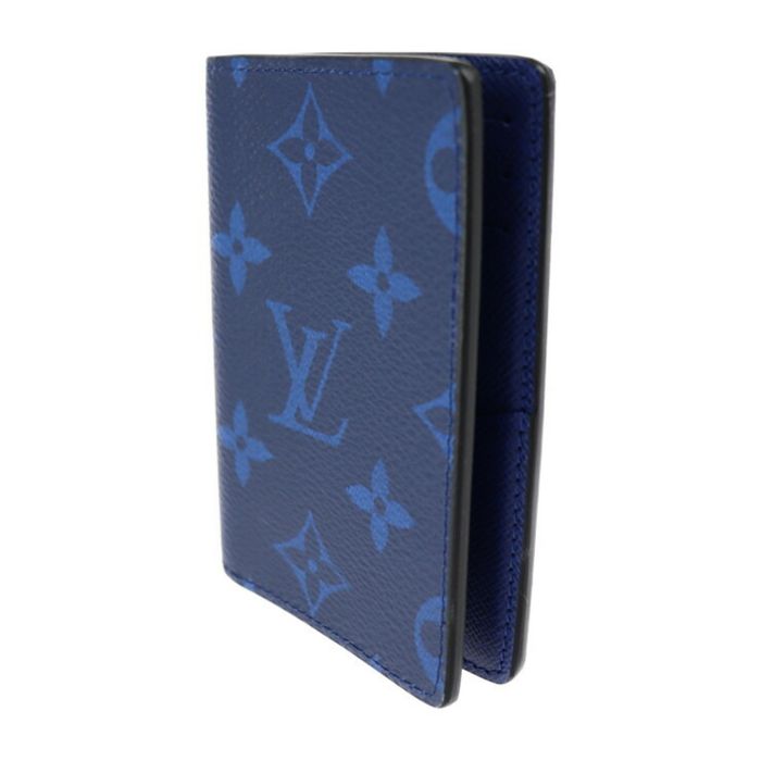 LOUIS VUITTON Monogram Macassar Organizer de Poche Bifold Card