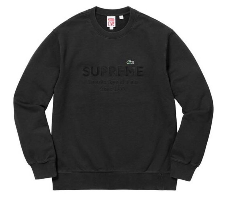 Supreme Supreme x Lacoste Crewneck | Grailed