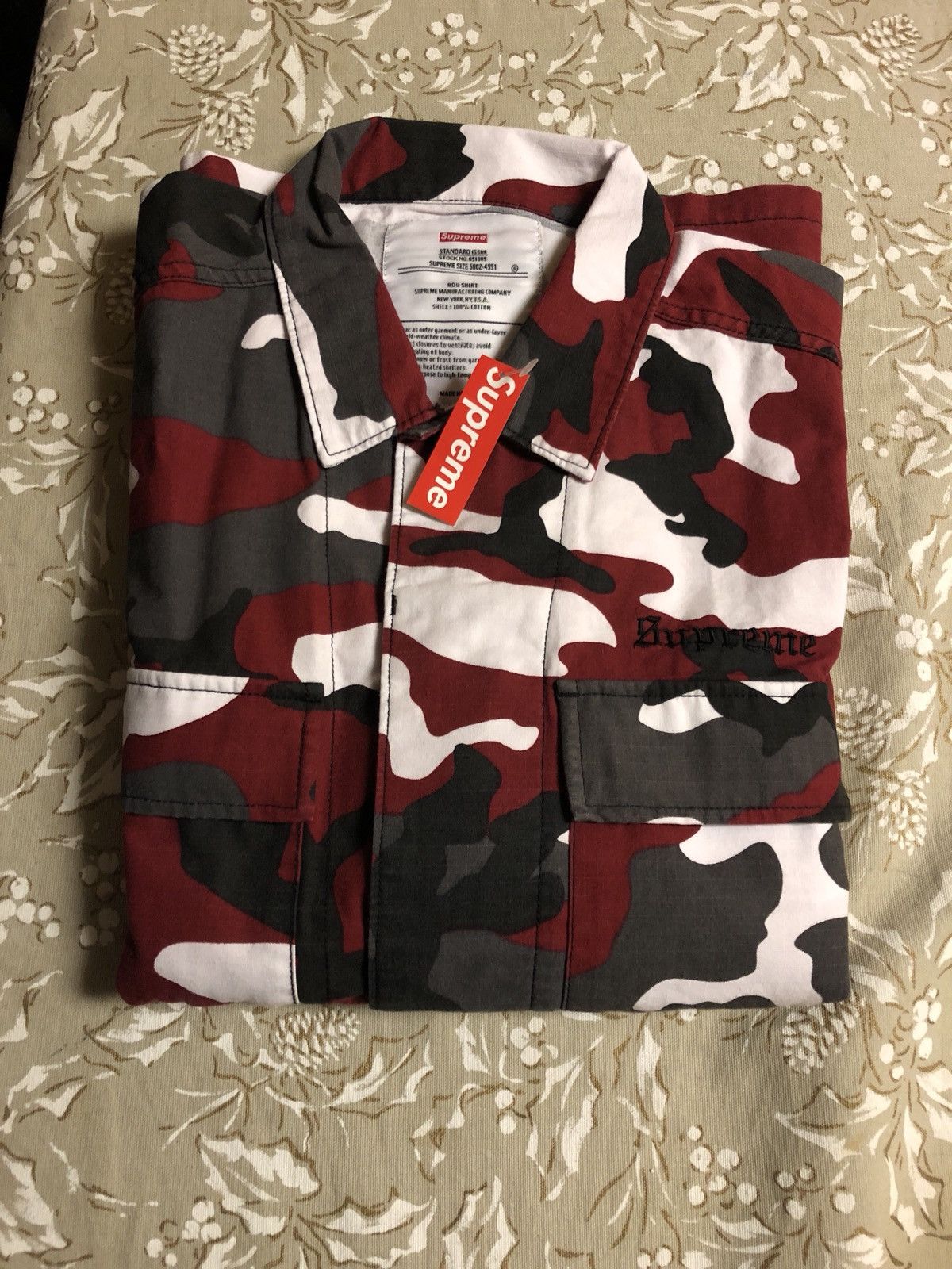 Supreme Hellraiser BDU Shirt Grailed