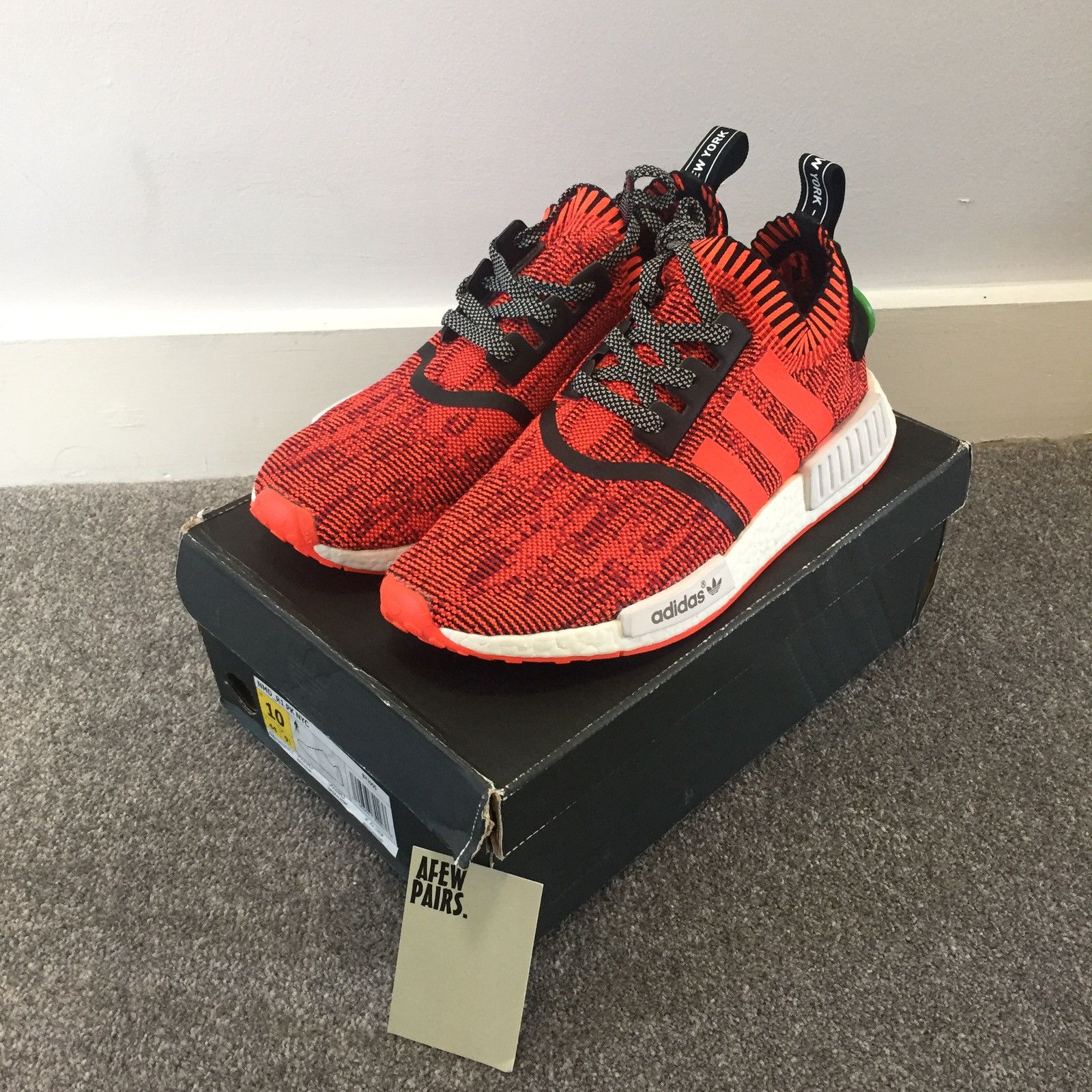 Adidas Adidas Boost NMD R1 NYC ~ Friends u0026 Family Fu0026F | Off White Jordan  Pharrell | Grailed