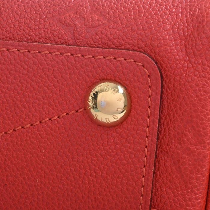 Louis Vuitton Monogram Empreinte Speedy Bandouliere 25 M40758 Red