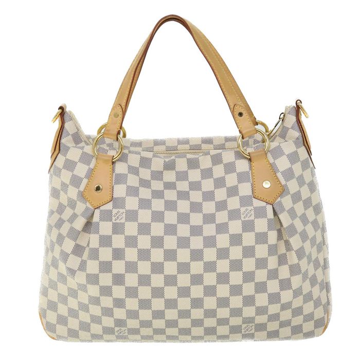 LOUIS VUITTON Damier Azur Neverfull GM Tote Bag N41360 LV Auth