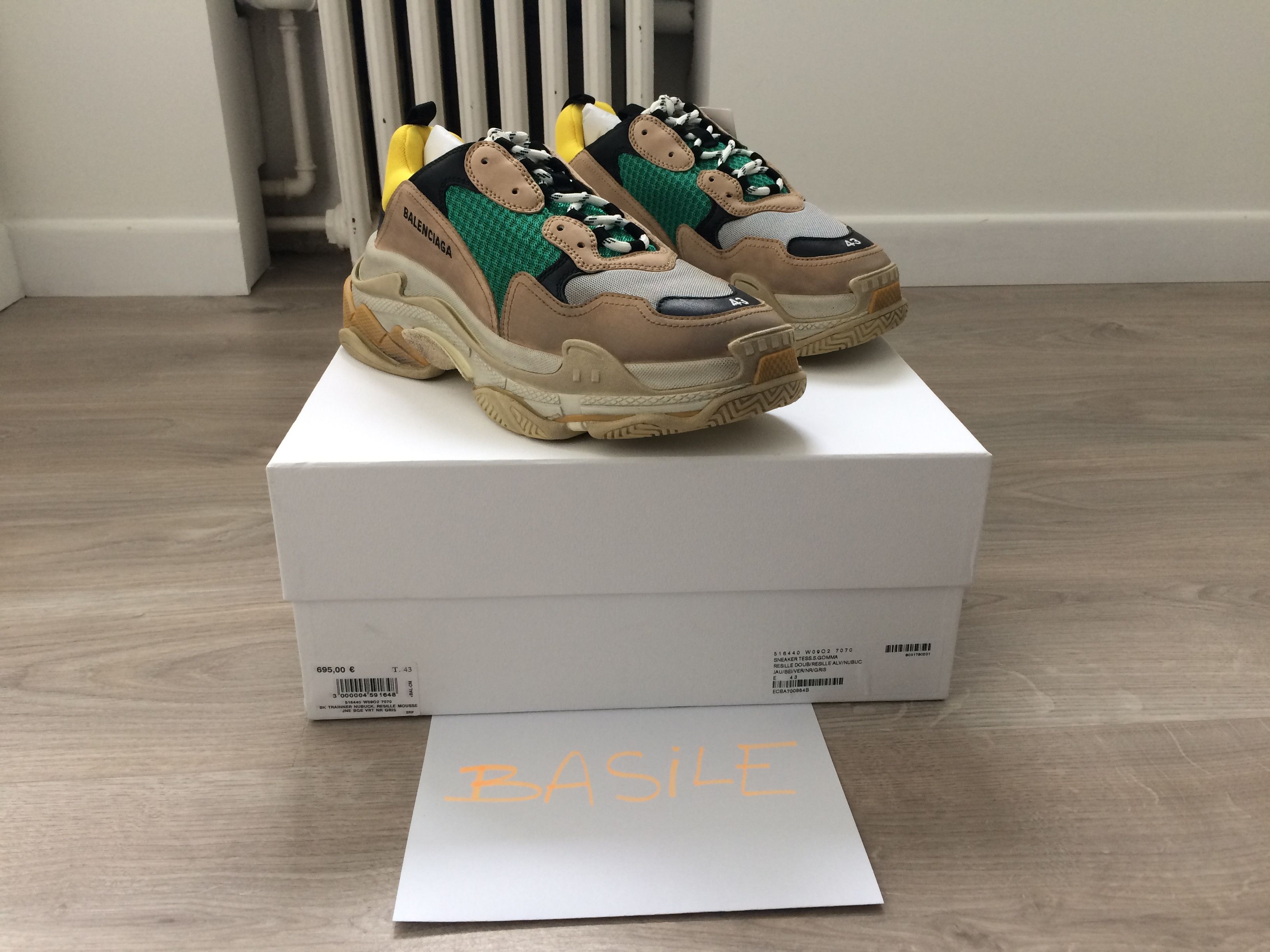 triple s green yellow