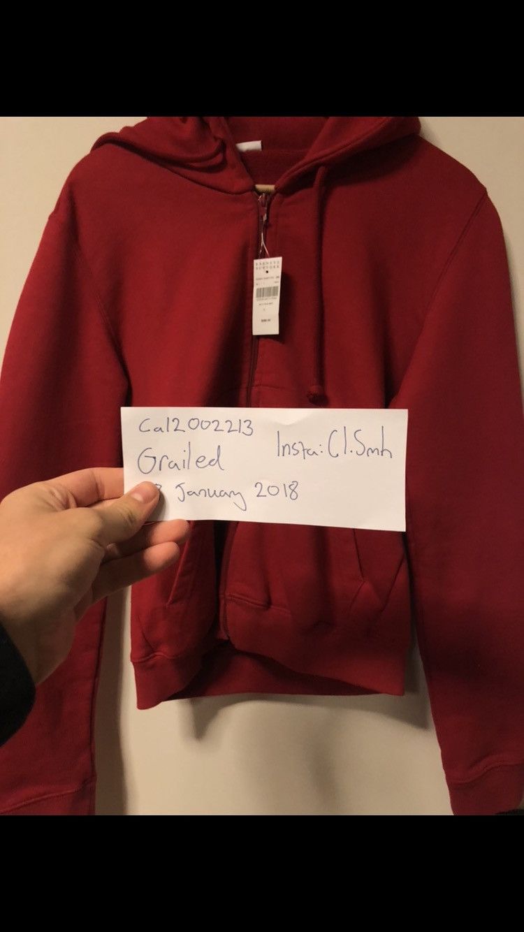 Vetements 11 Inch Gun Club Red Zip Hoodie | Grailed