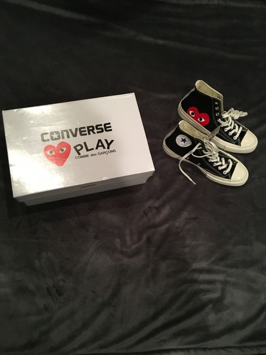 Converse Peek-A-Boo Canvas High Tops | Grailed