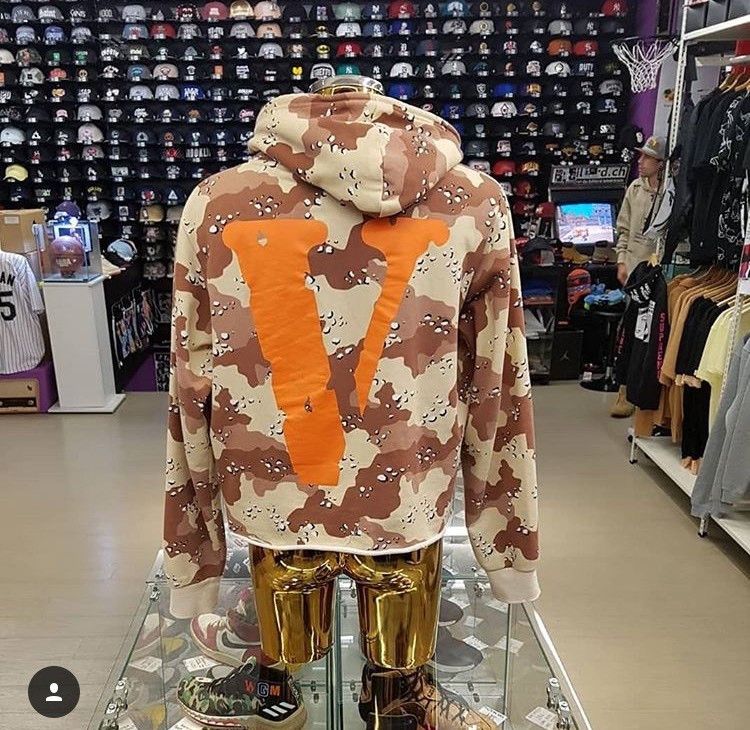 ヴィーロン VLONE SAND CAMO HOODIE パーカー L Vlone Vlone sand camo hoodie | Grailed