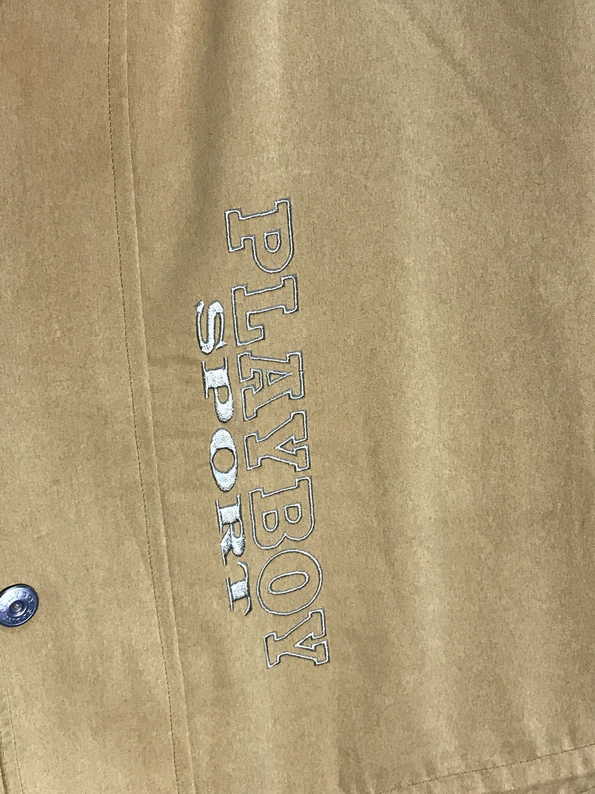 Playboy Playboy Sports Big Logo Spell Out Embroidered Work Jacket Size US L / EU 52-54 / 3 - 5 Thumbnail
