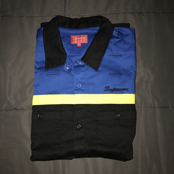 Supreme Supreme F/W 2017 Color Blocked Workshirt | Grailed