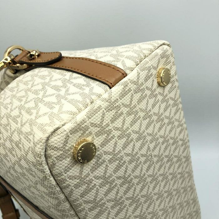 DISCOUNTED] MICHAEL KORS LEATHER BEIGE 2WAY HAND & SHOULDER BAG