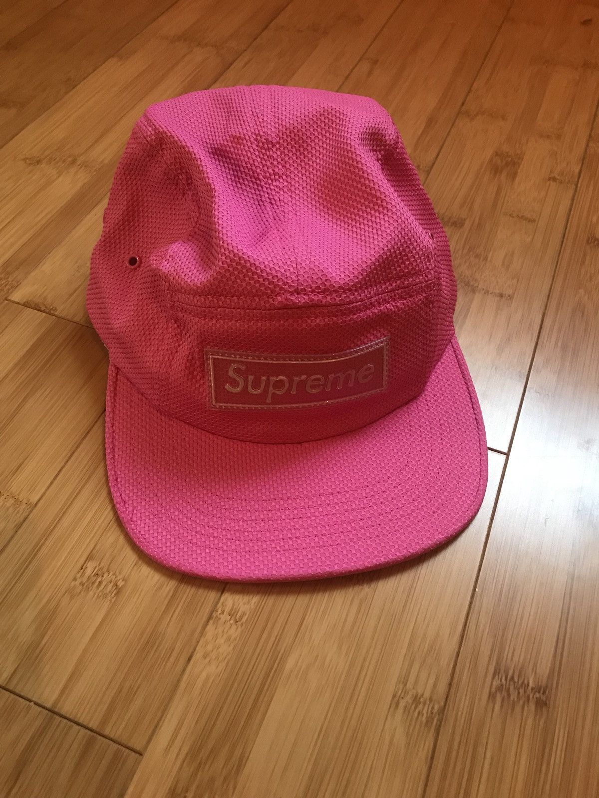 Supreme Supreme Nylon Pique Camp Cap Pink | Grailed