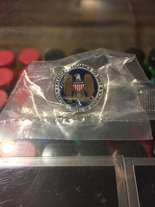 Supreme pledge best sale allegiance pin