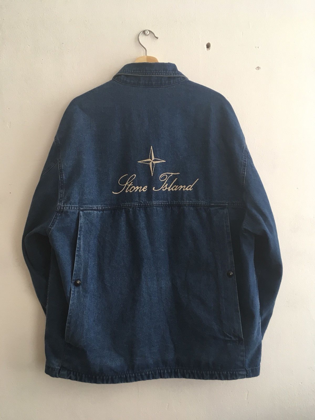 Stone Island SS1987 Denim Carpenter Jacket | Grailed