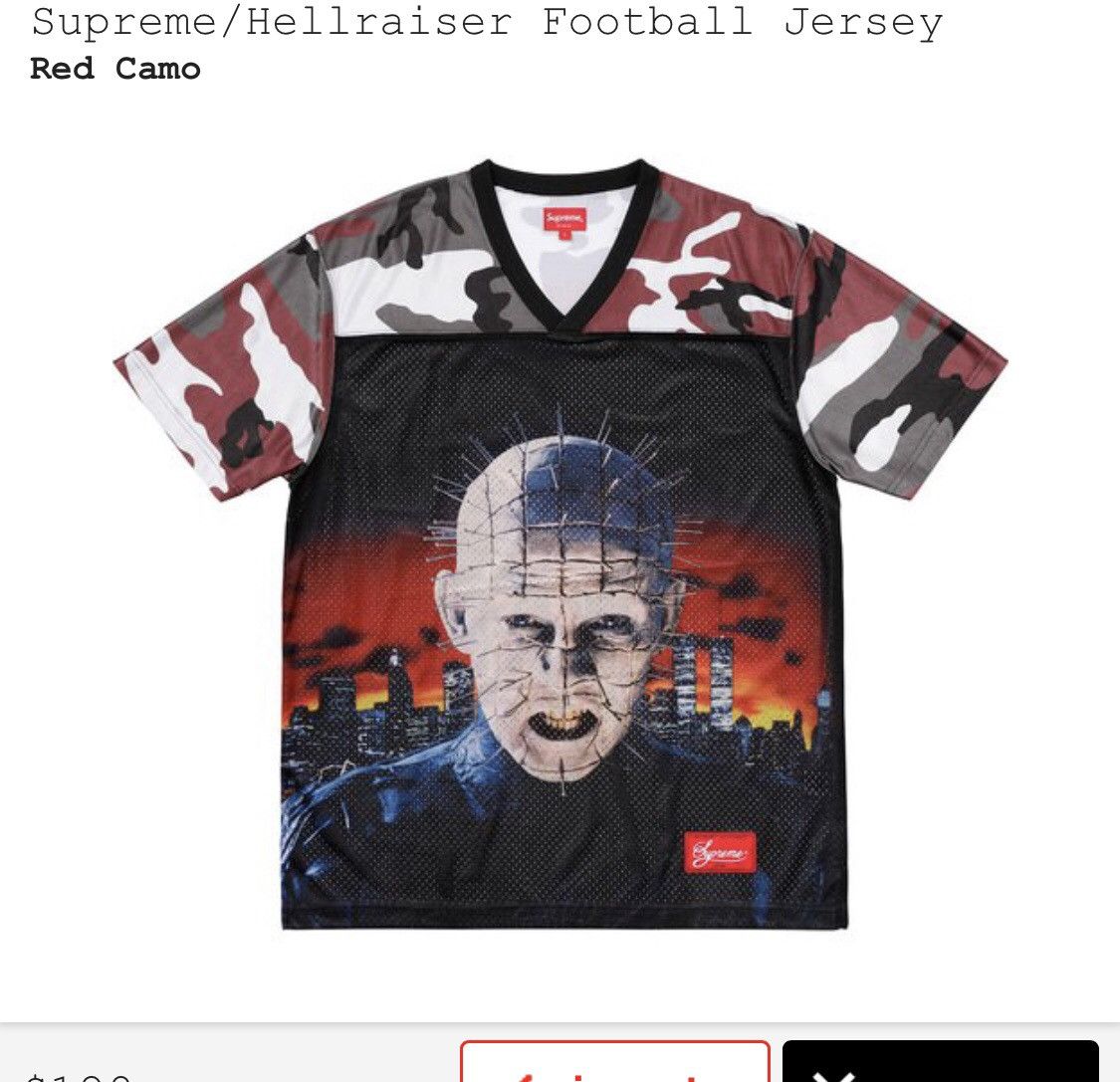 shopping store‎ Supreme Hellraiser Football Jersey Camo | www ...