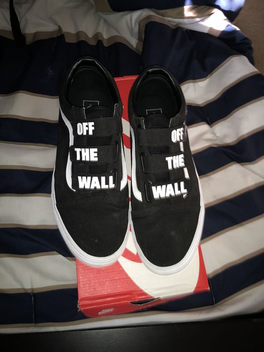 Off the outlet wall velcro vans