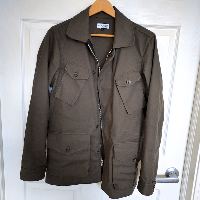 Epaulet Olive Duck Canvas Field Jacket | Grailed