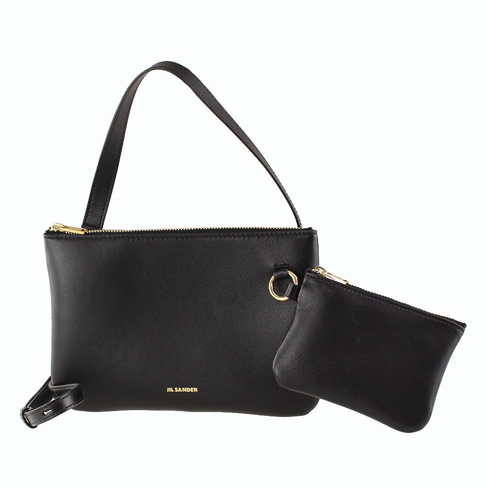 Jil Sander Shoulder Bag Pochette Way Bag Black