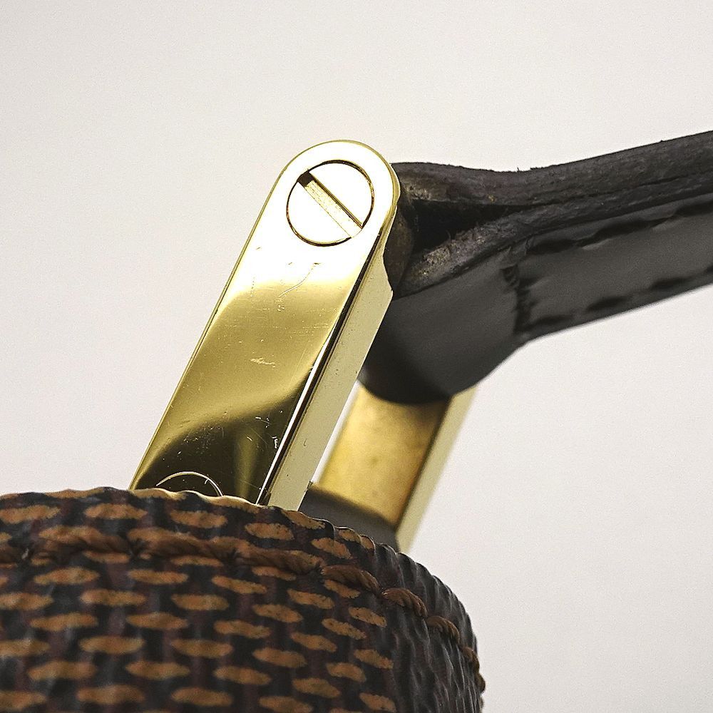 Louis Vuitton Damier Musette Tango Long Shoulder Ebene Brown