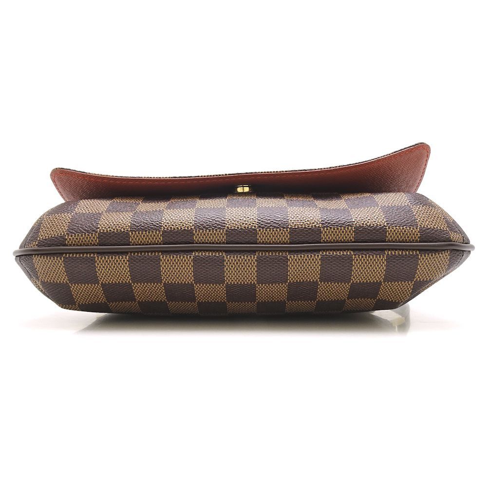 Louis Vuitton Damier Musette Tango Long Shoulder Ebene Brown
