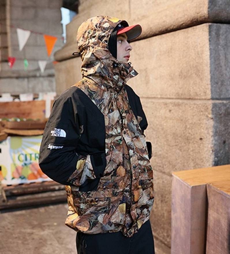 Supreme Supreme x North Face Light Mountain Jacket Camo Sz XL 