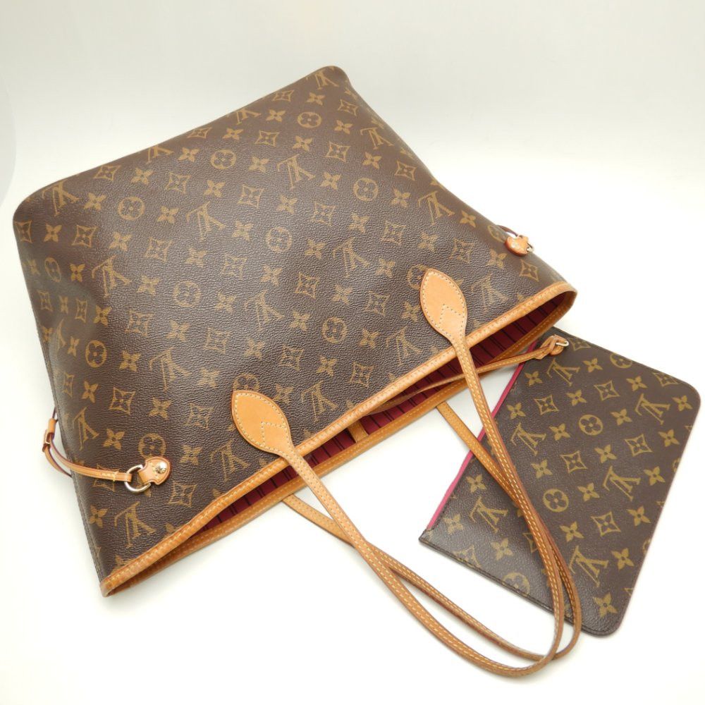 Louis Vuitton Monogram Neverfull MM Pivoine Tote Bag