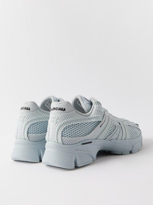 Balenciaga Phantom mesh-paneled sneakers in blue Size US 12 / EU 45 - 2 Thumbnail