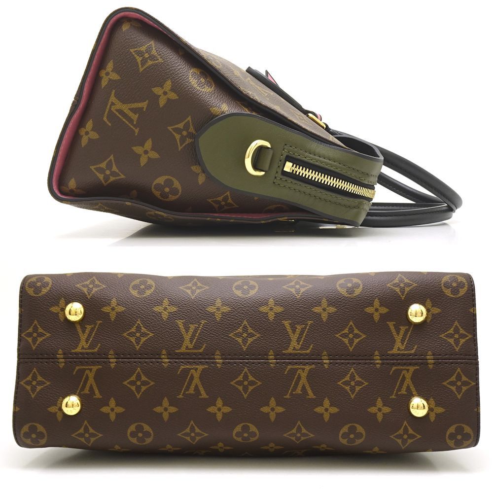Louis Vuitton Monogram Tuileries Tote Khaki Pink