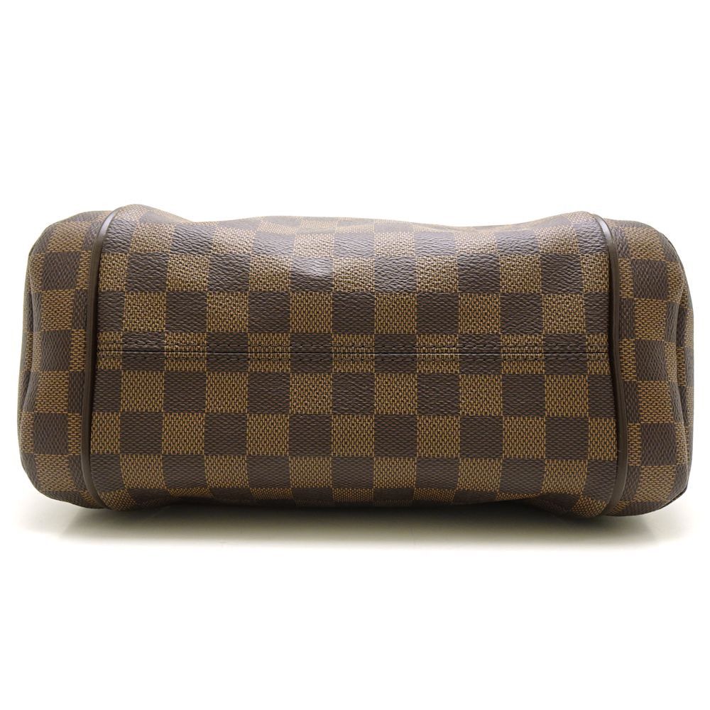 Louis Vuitton Damier Totally PM Ebene Tote Bag Brown