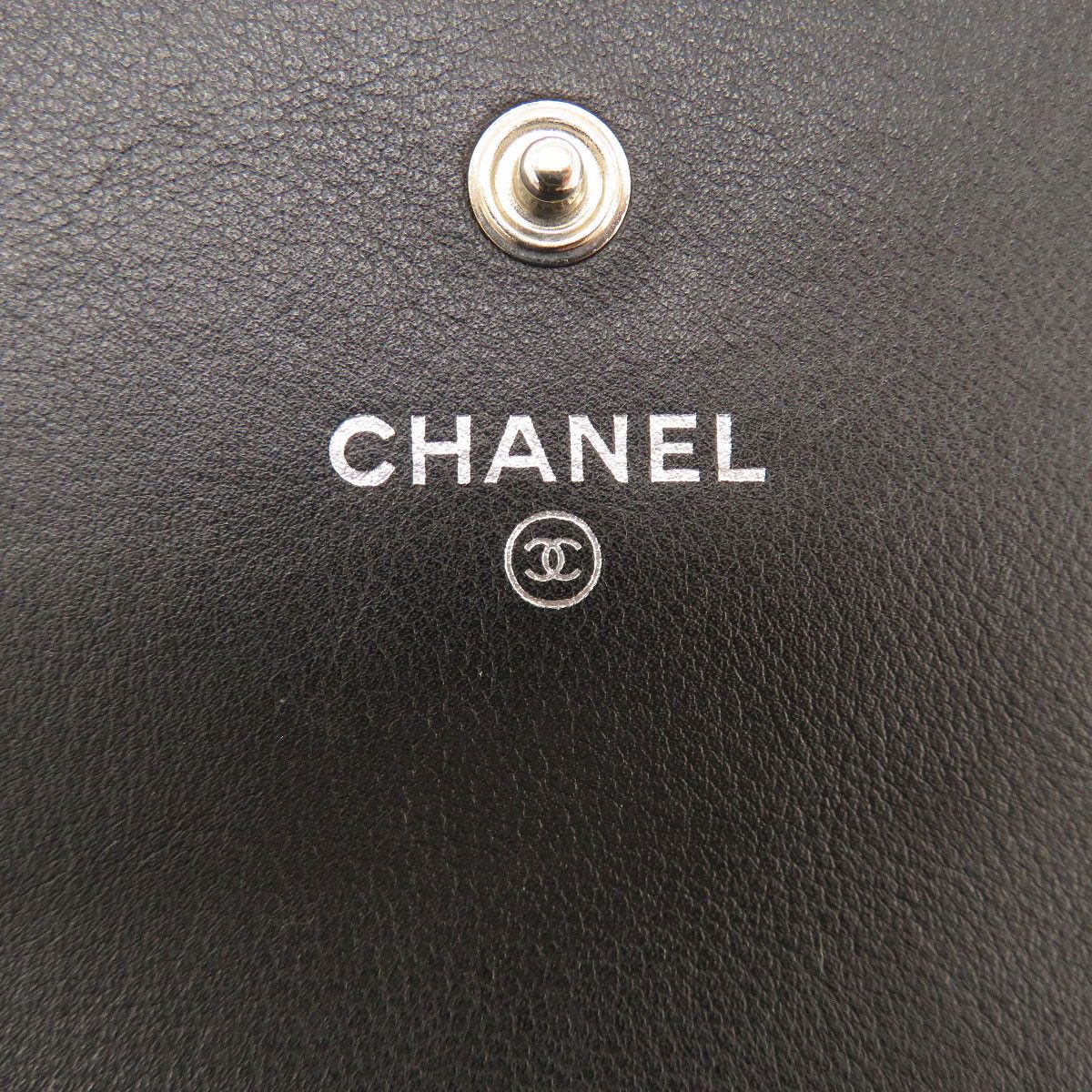 Chanel Chanel Cocomark Long Wallet Coin Purse Caviar Skin Black Size ONE SIZE - 6 Thumbnail