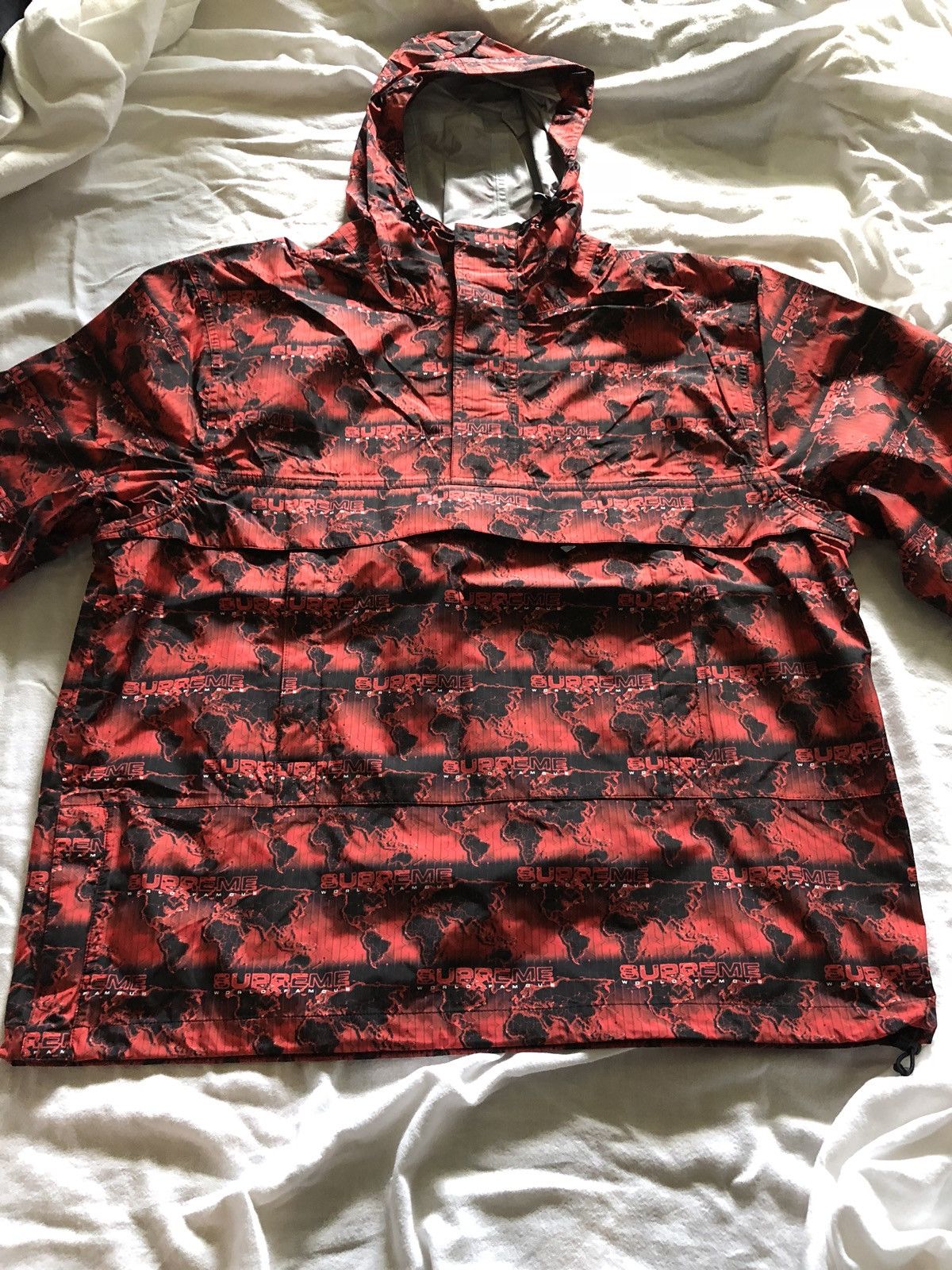 Supreme Supreme World Famous Taped Seam Hooded Pullover Grailed