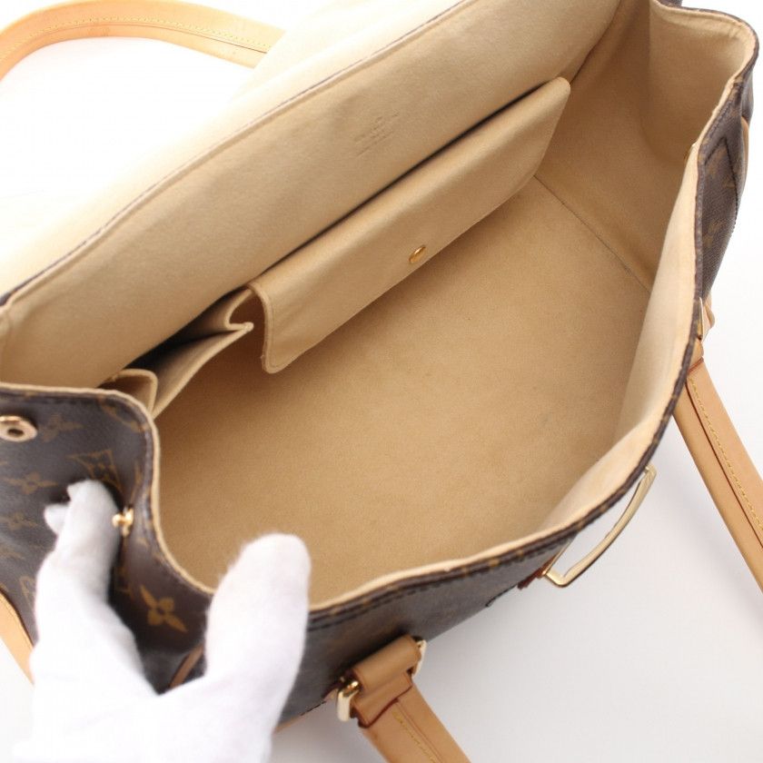 Louis Vuitton Beverly GM Monogram Shoulder Bag Brown