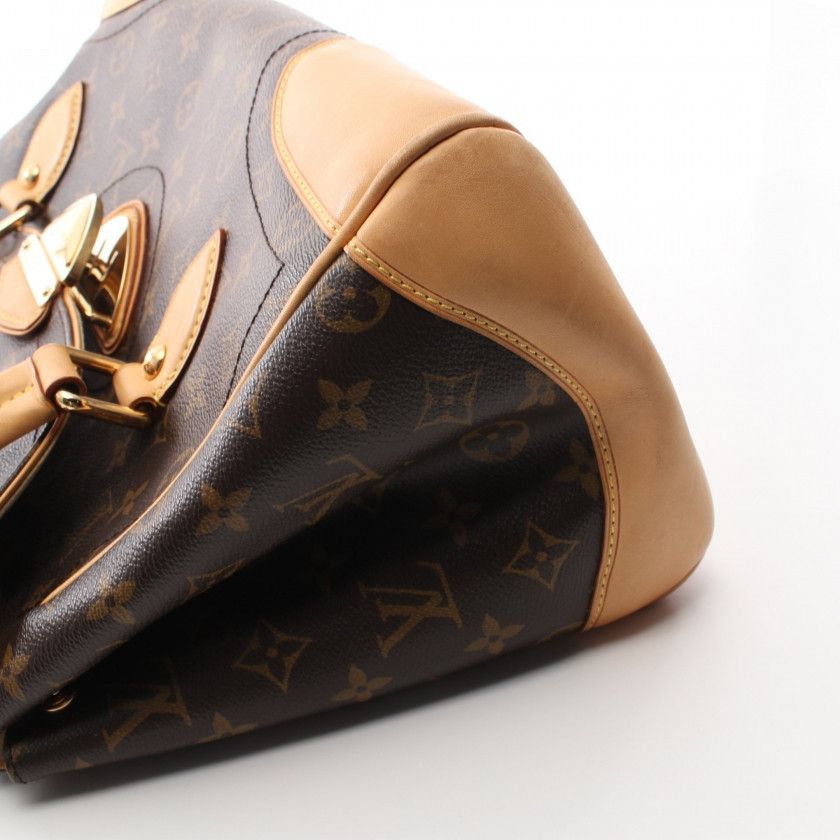 Louis Vuitton Beverly GM Monogram Shoulder Bag Brown
