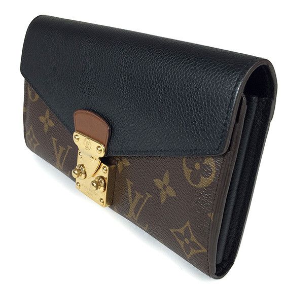 Louis Vuitton Monogram Portefeuille Palace Noir Black Long Wallet