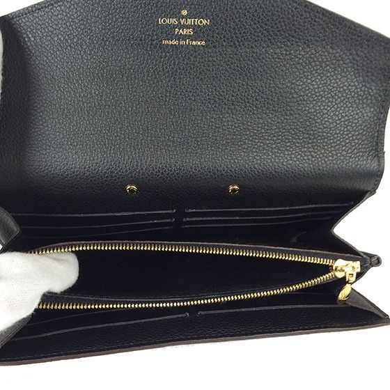 Louis Vuitton Monogram Portefeuille Palace Noir Black Long Wallet